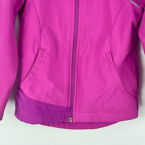 Paradox Sweater Hoodie Size M 7-8 Purple Long Sleeve Full Zip Polyester Spandex - Picture 4 of 9